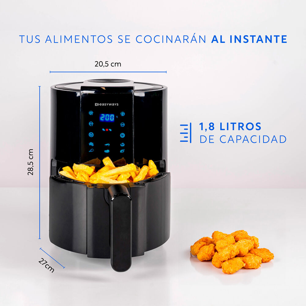 Freidora De Aire Air Fryer Fast 1,8 L Easyways image number 5.0
