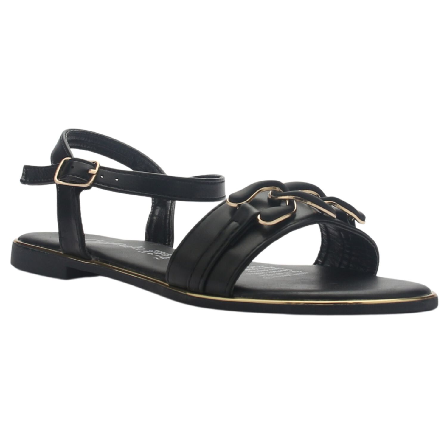Sandalia Mujer Casual Negro Chalada Buckel-3 image number 2.0