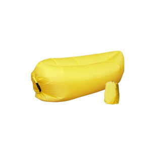 Sof&aacute; Tumbona Sill&oacute;n Inflable 200cmx90cm Color Amarillo - Ps