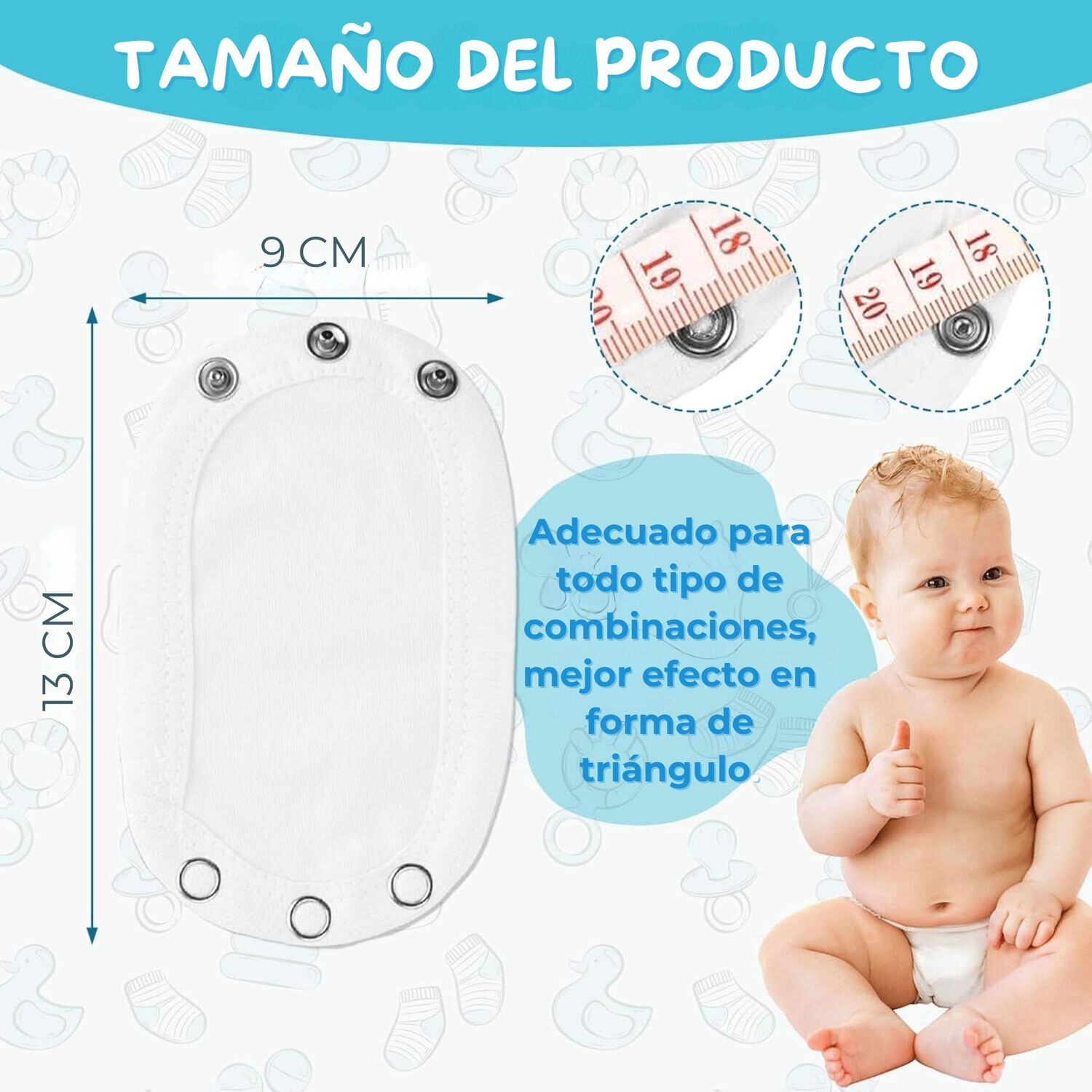 Pack 4 Unidades Extensor Body Beb&eacute; +pack 4 Bodys Algod&oacute;n Ni&ntilde;a Manga Corta Bailarina image number 6.0