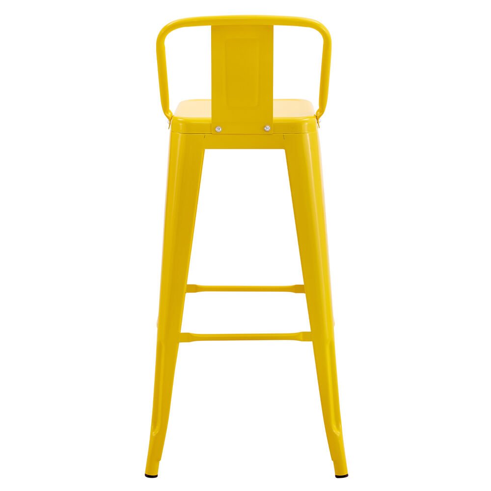 Pack De 4 Silla Alta Metal Amarillo image number 3.0