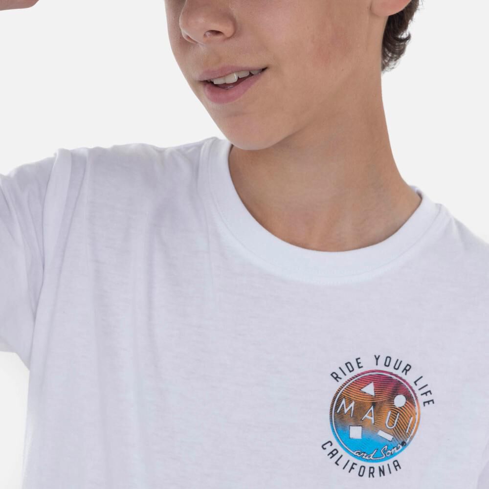 Polera Niño Teen Maui And Sons + Jockey image number 2.0
