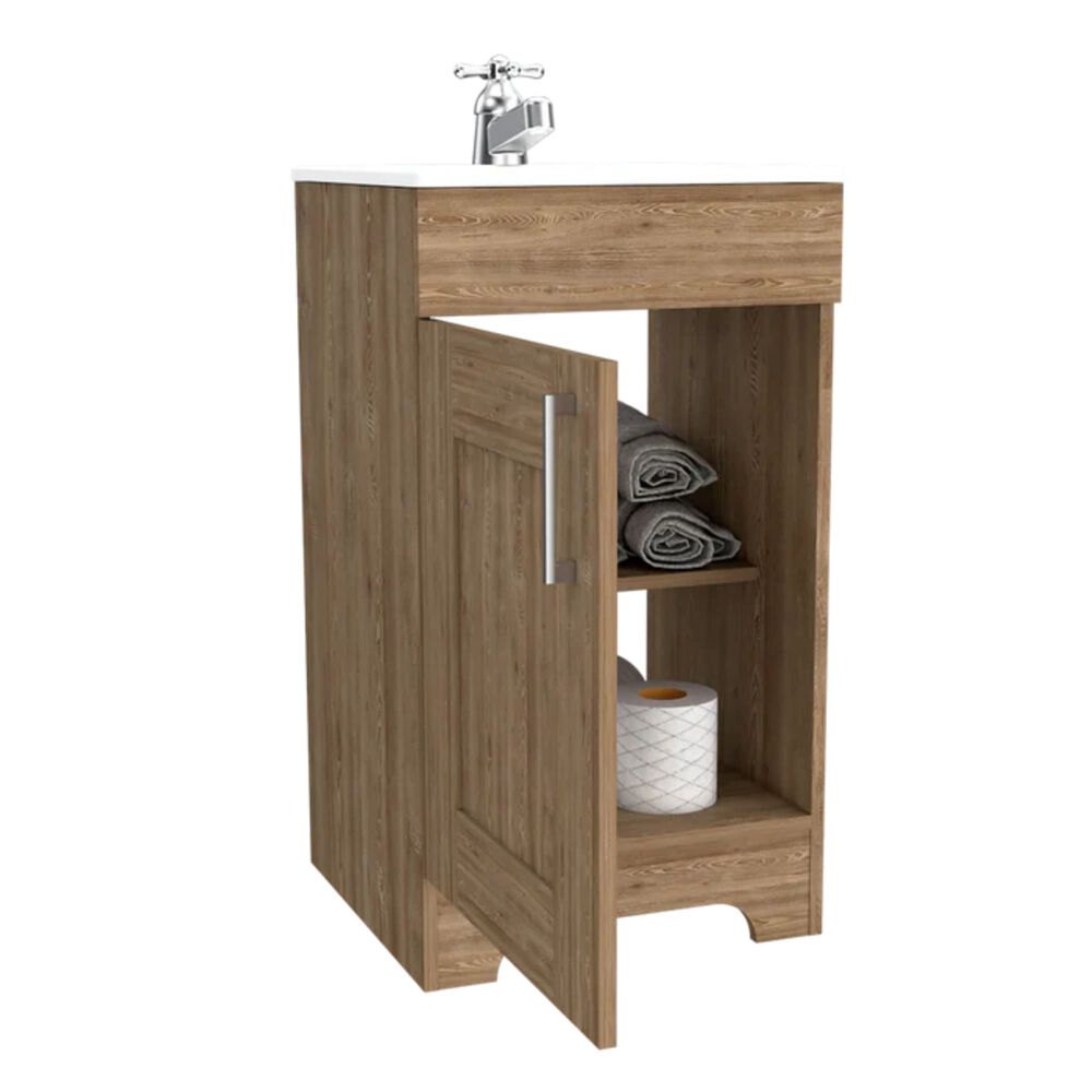 Mueble Vanitorio Piso 1 Puerta Fm-002c Café Claro image number 1.0