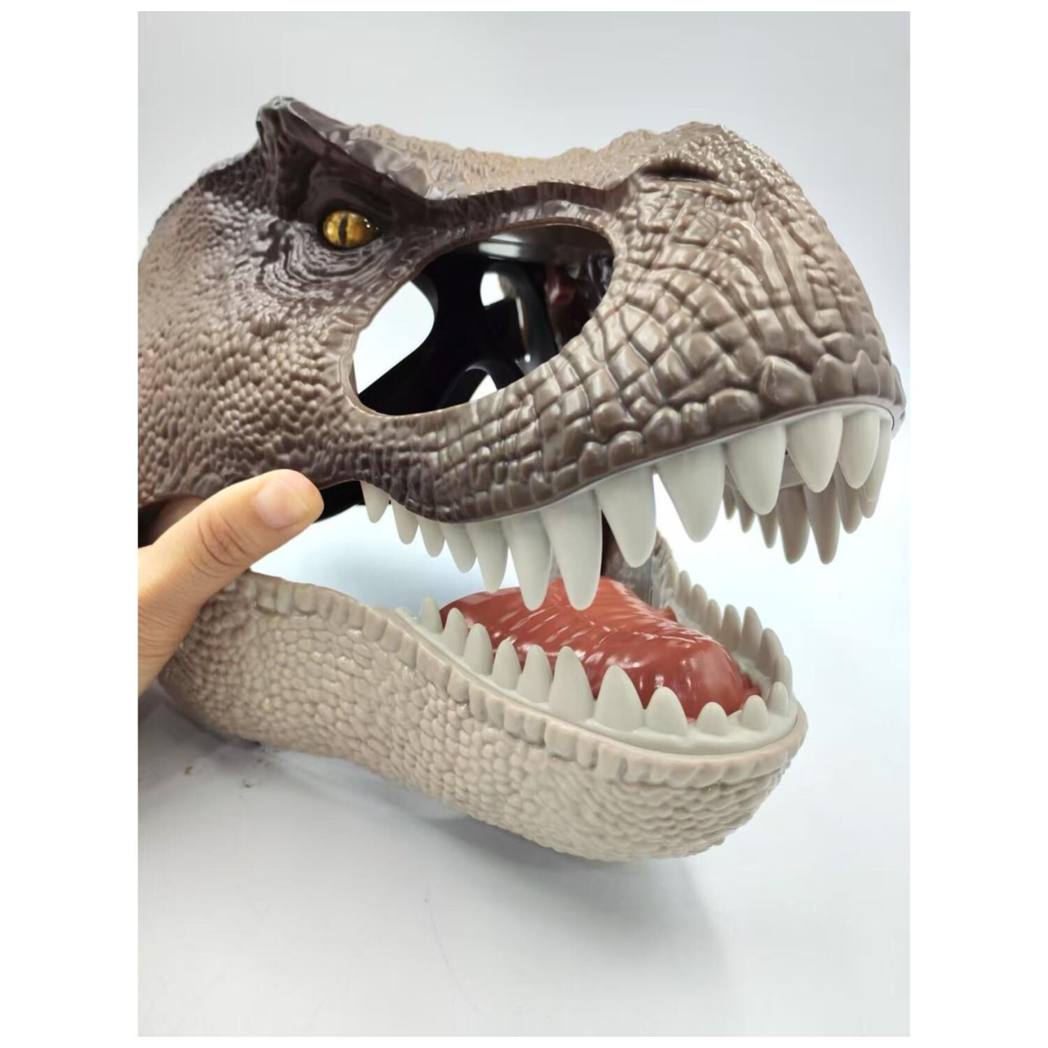 Juguete Mascara De T-rex Con Movimiento Y Sonido Infantil image number 0.0