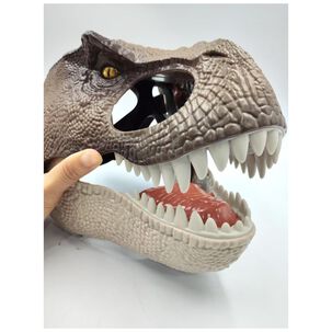 Juguete Mascara De T-rex Con Movimiento Y Sonido Infantil