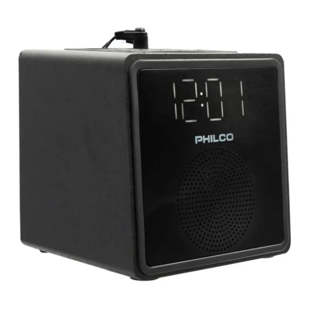 Radio Fm Reloj Led Bluetooth Alarma Negro Par3206bt image number 0.0