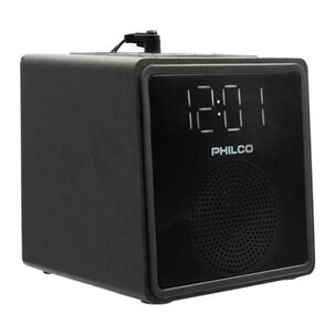 Radio Fm Reloj Led Bluetooth Alarma Negro Par3206bt