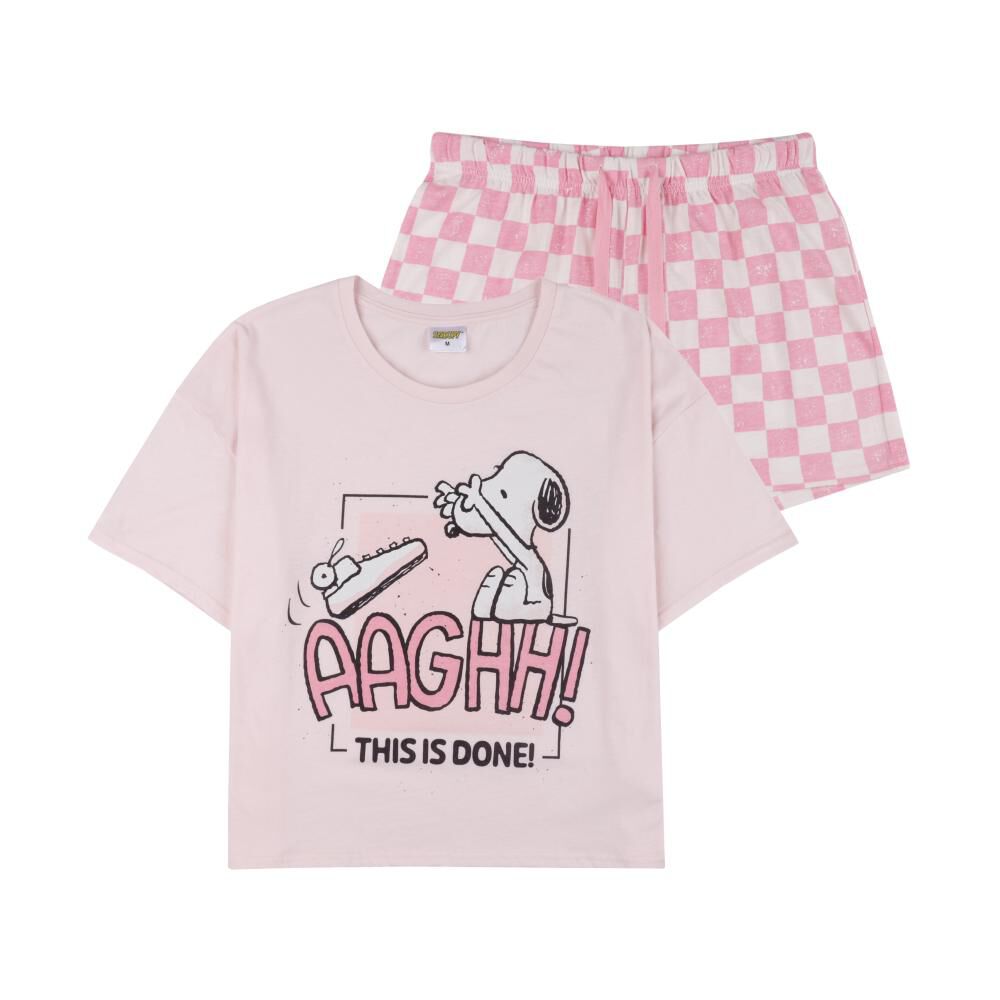 Pijama Mujer Snoopy / 2 Piezas image number 0.0
