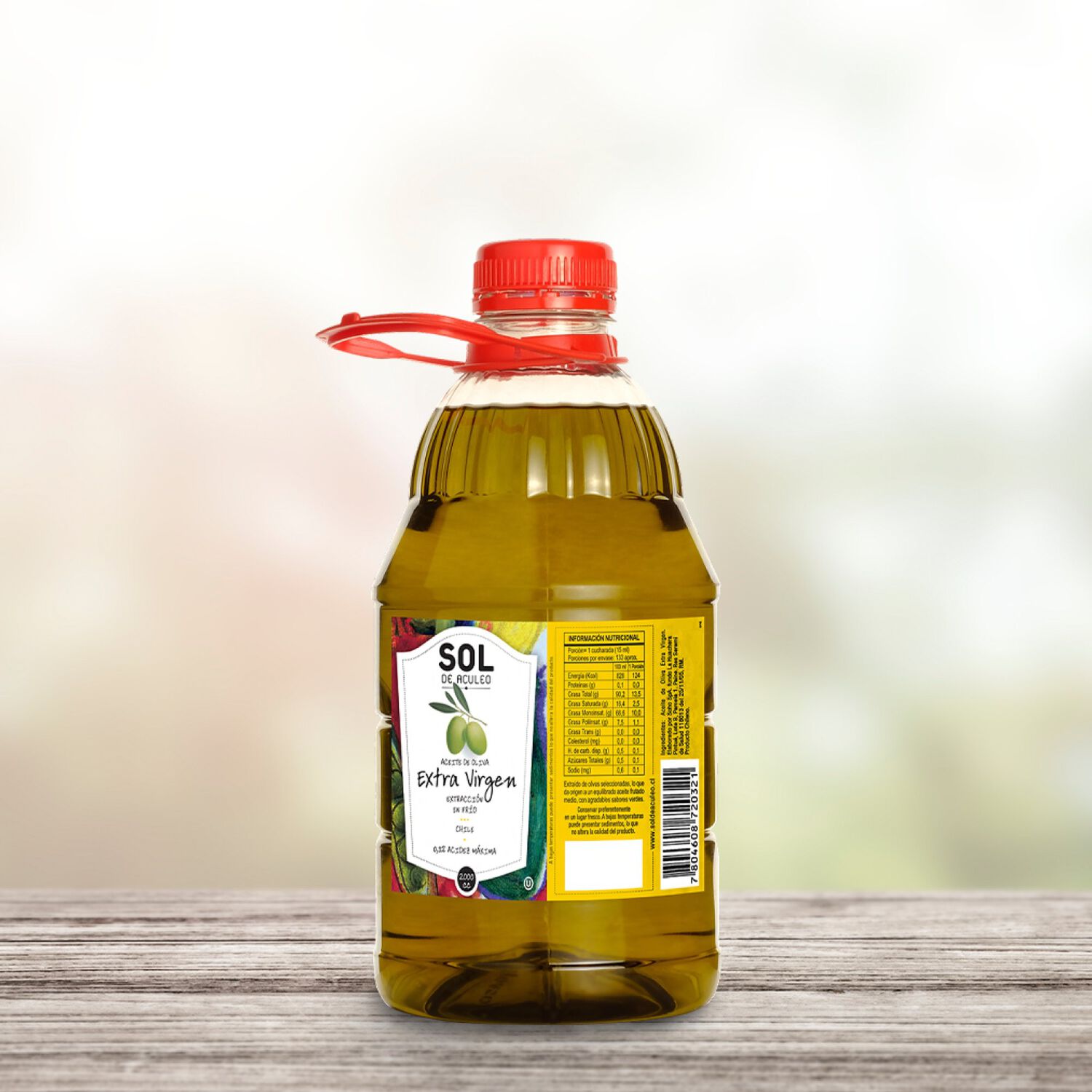 Aceite De Oliva Evirgen Sol De Aculeo Frutado Medio 1x2000ml image number 1.0
