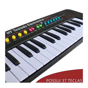 Teclado Organo Musical Infantil 37 Teclas Con Micr&oacute;fono
