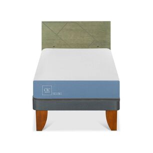 Cama Europea Cic Excellence / 1 Plaza / Base Normal + Respaldo