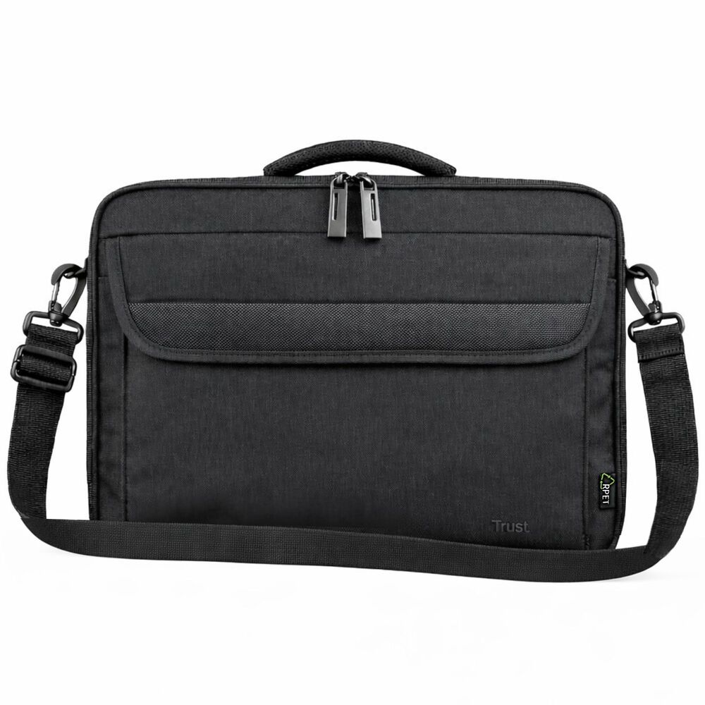 Bolso Notebook Trust Atlanta 16" Con Correa Reinforced Black image number 8.0