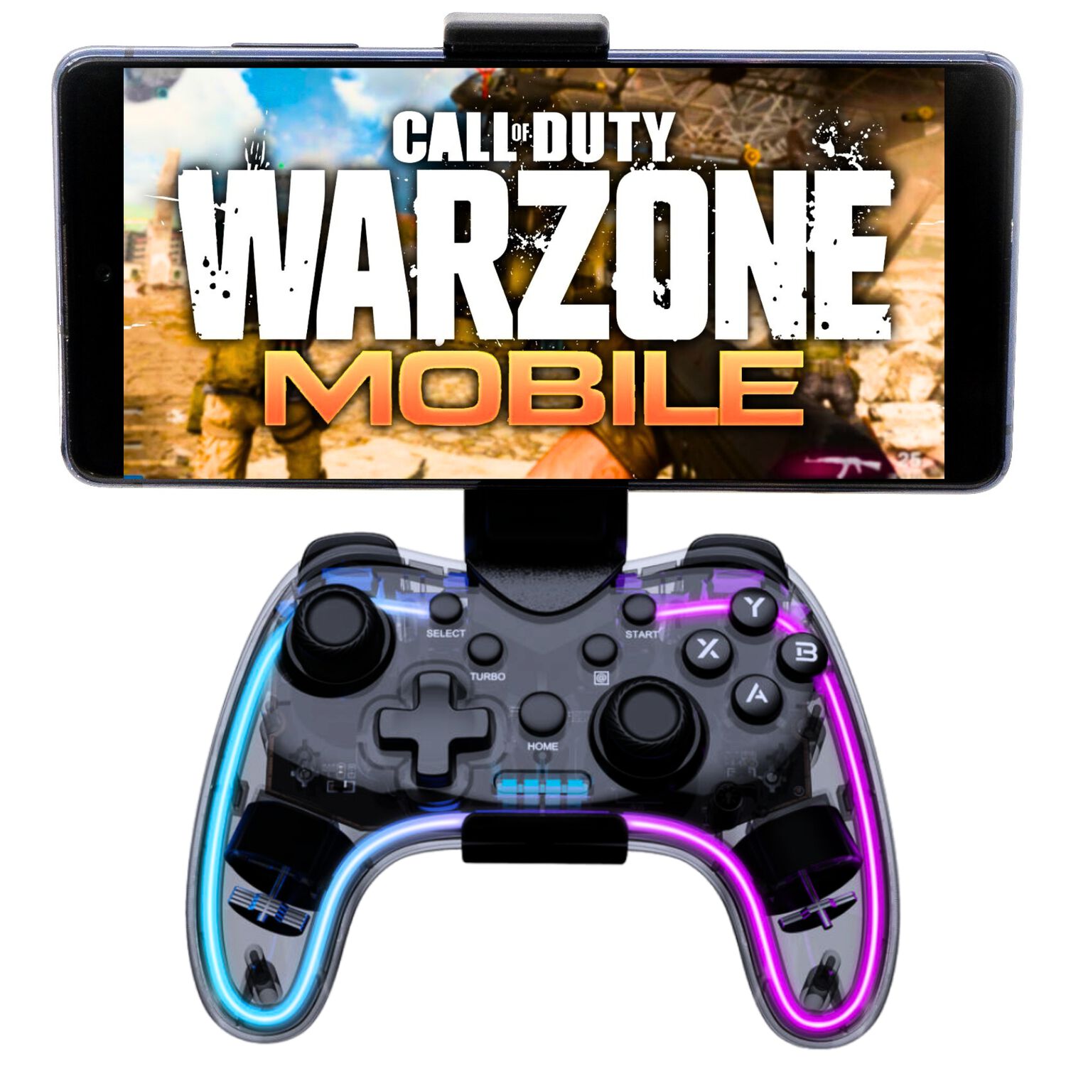 Gamepad Inal&aacute;mbrico Bluetooth Multiplataformas Deluxe Rgb image number 0.0