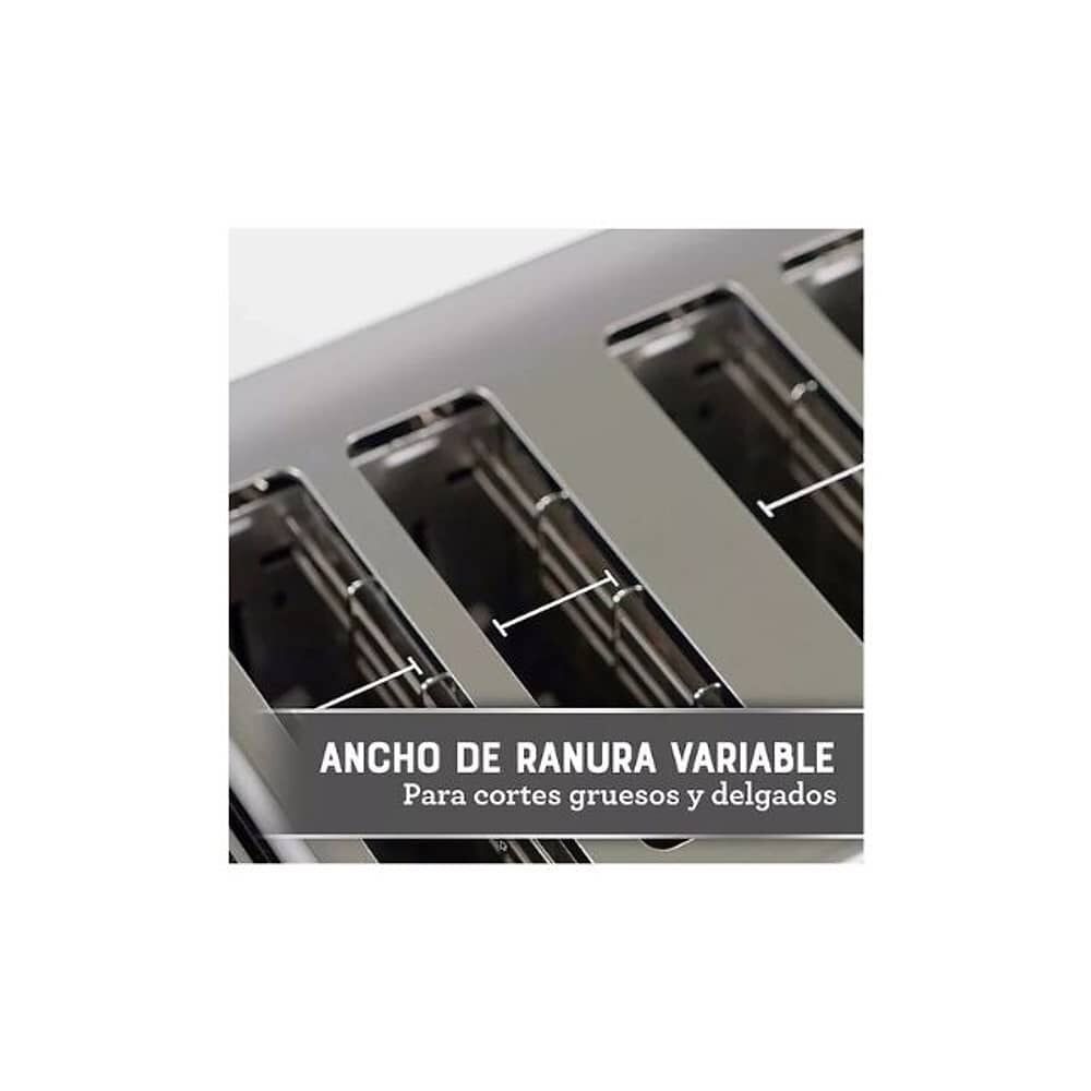 Tostadora Premium Para 4 Rebanadas Tsstta4540b Tostado Personalizado image number 4.0