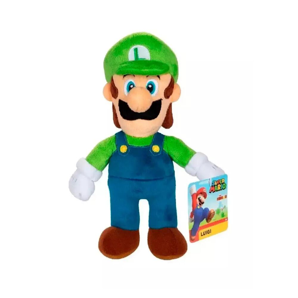 Juguete Peluche Luigi Mario Bros 22cm Infantil image number 0.0