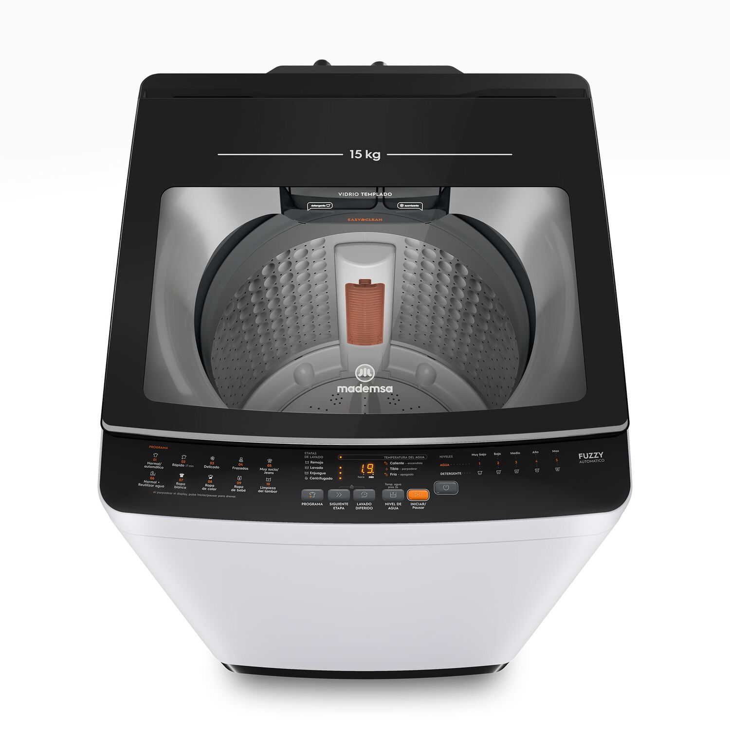 Lavadora Autom&aacute;tica 15kg Carga Superior Mdwmt15w Blanca image number 3.0