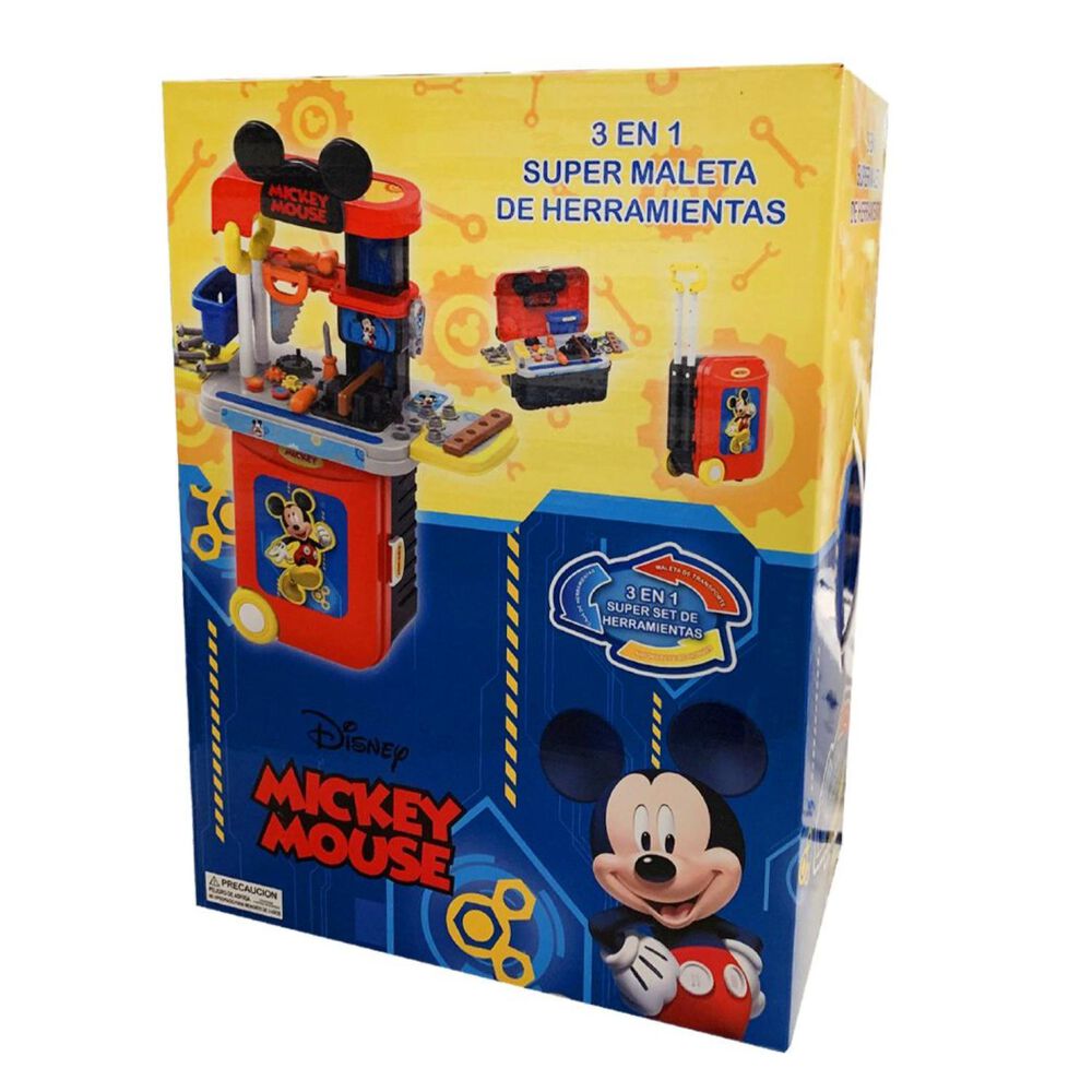 Juguete Set Maleta Herramientas 23 Piezas 3 En 1 Roja Mickey Mouse image number 3.0