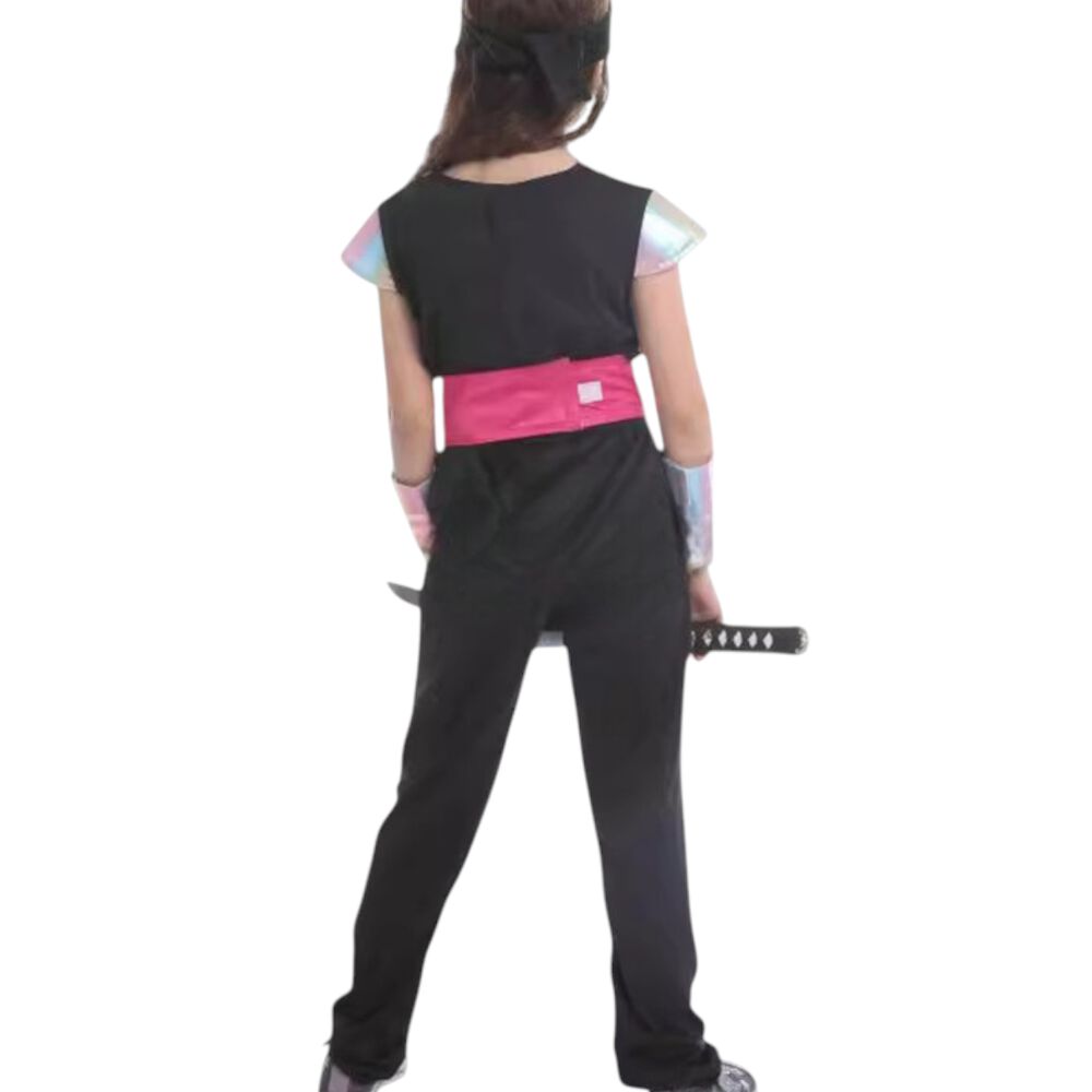 Disfraz Traje Infantil Ninja Dragon Ni&ntilde;a image number 4.0
