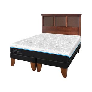 Cama Europea Cic Green Infinity / King / Base Dividida + Respaldo