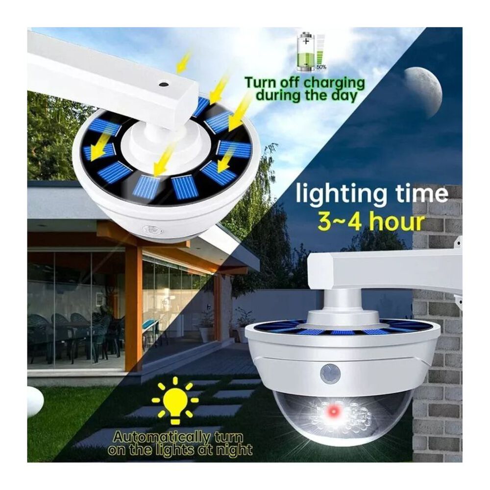 Foco Solar Led Tipo Camara Con Sensor De Movimiento image number 1.0