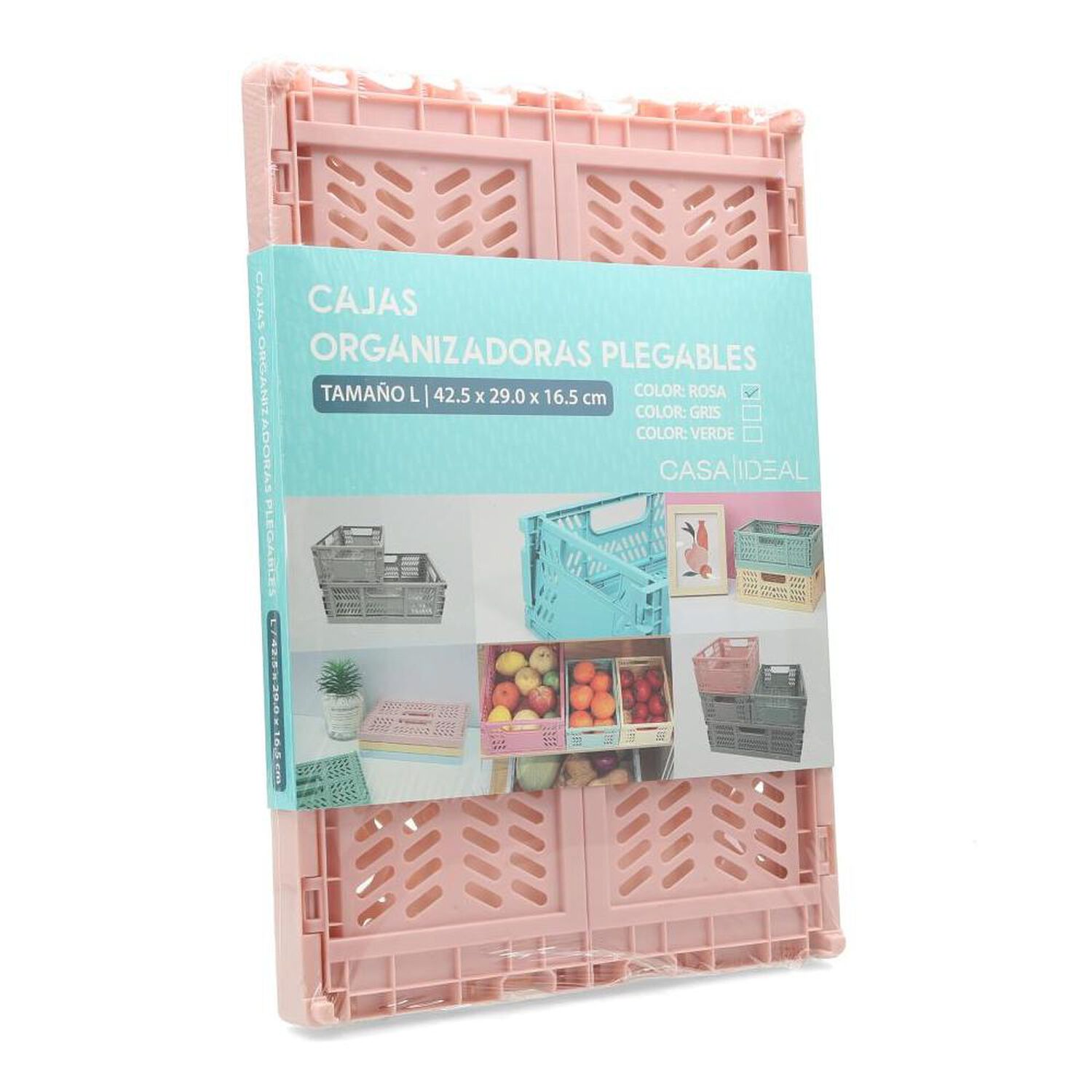 Caja Organizadora Casaideal Grande Rosa image number 2.0