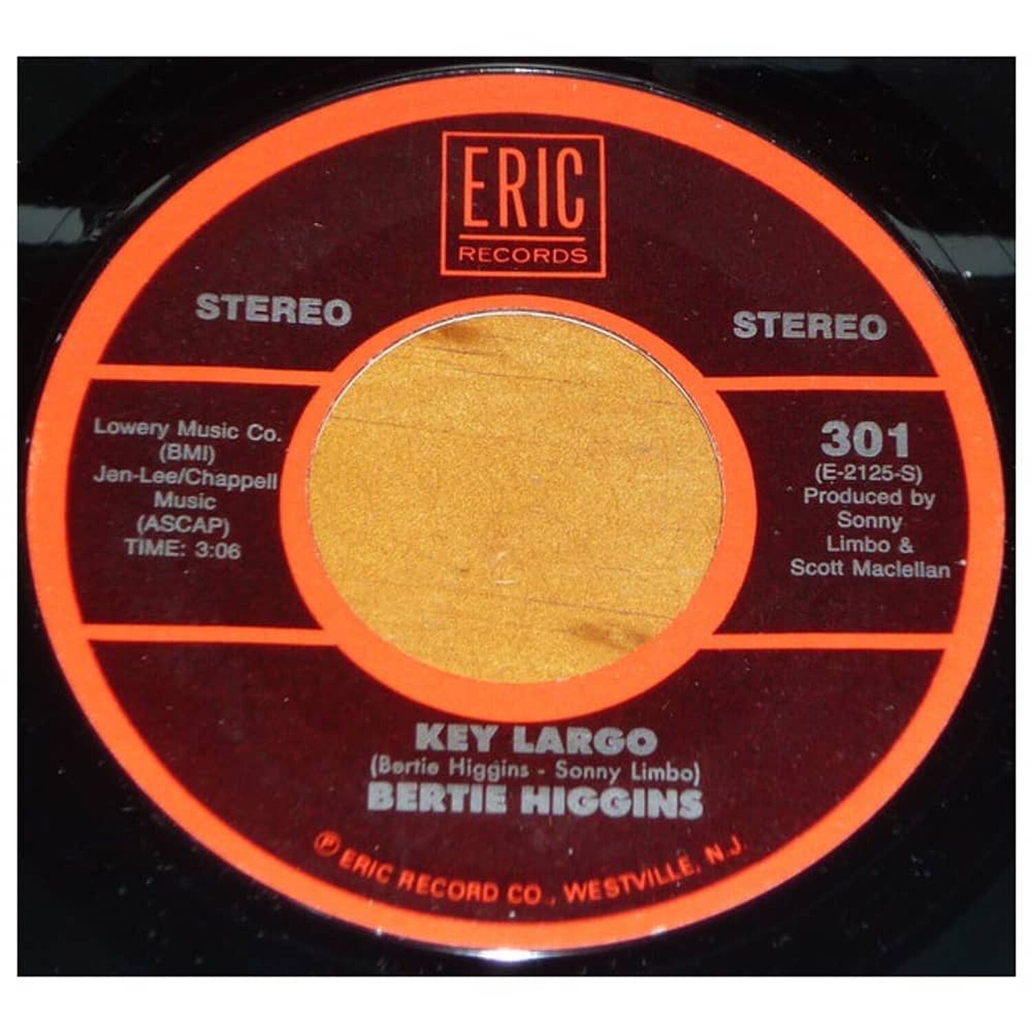 Bertie Higgins - Key Largo | 7" Single Vinilo Usado image number 0.0