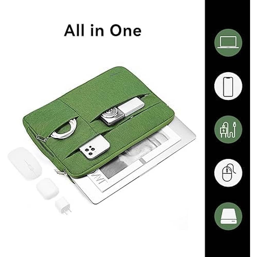 Funda Para Port&aacute;til Omnpak De 13 Pulgadas, Para Surface Pro 9/8/x/7+/7/6/5/4/3 Verde image number 4.0