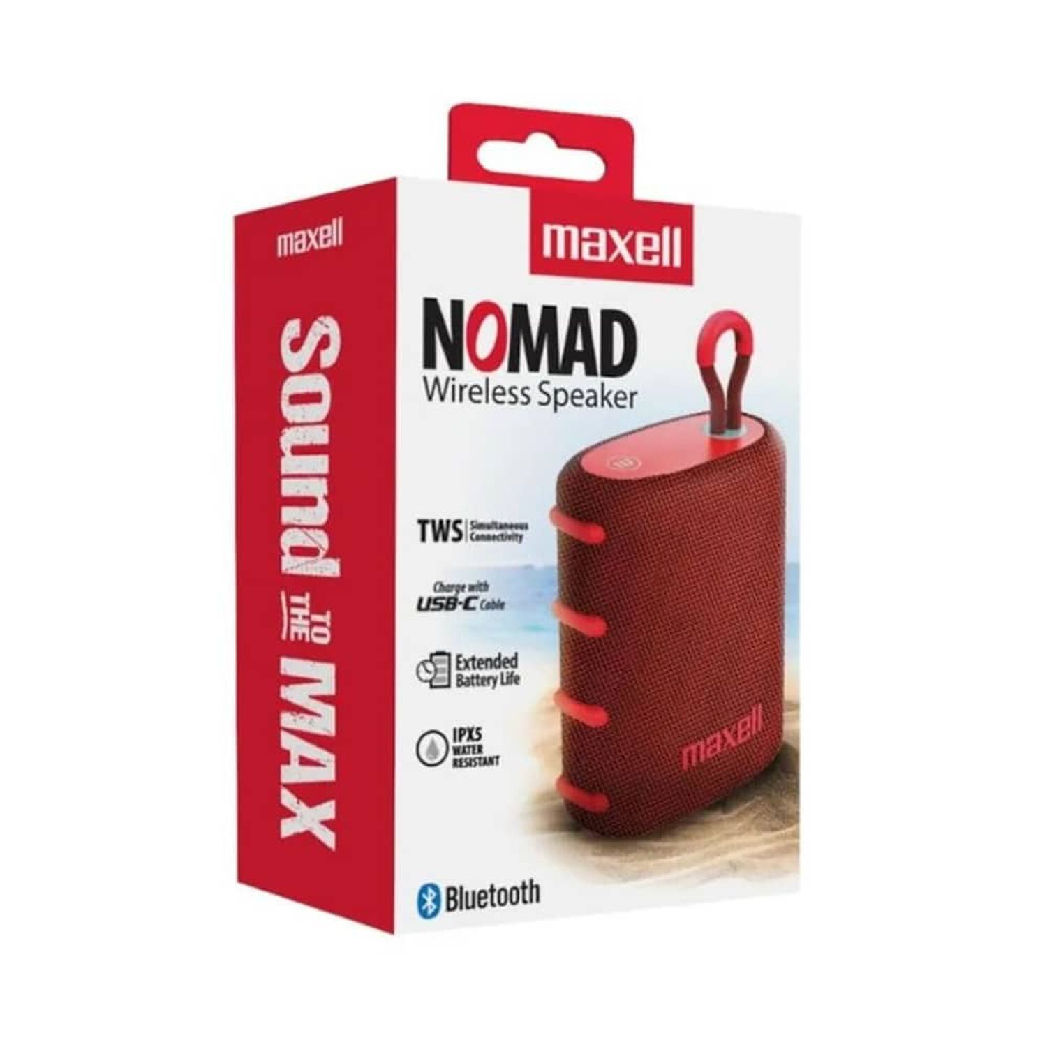 Parlante Bluetooth Maxell Port&aacute;til Bt-nomad image number 0.0