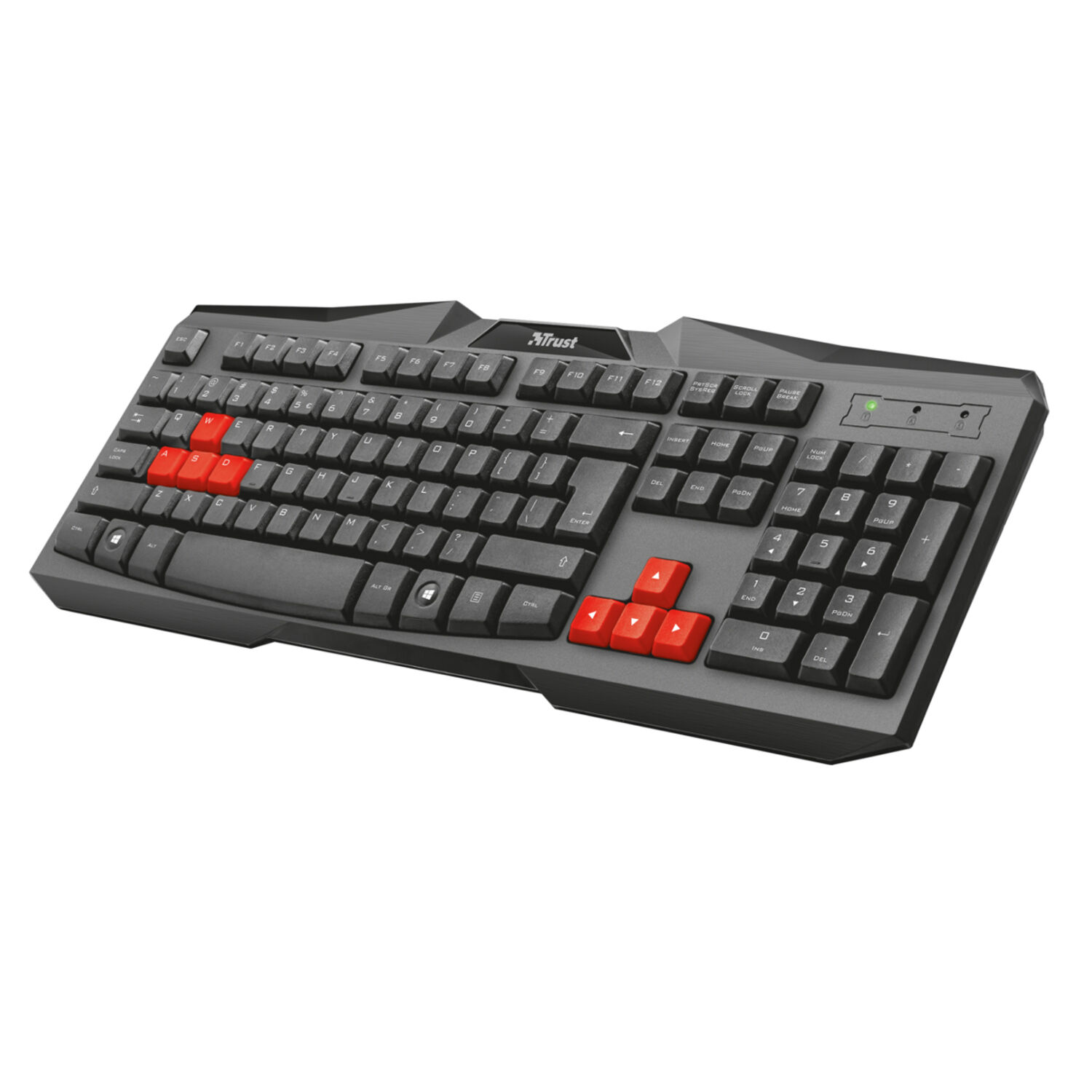Teclado Gamer Teclas Color Rojo Ziva - Ps image number 0.0