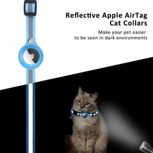 Collar Para Airtag Celeste