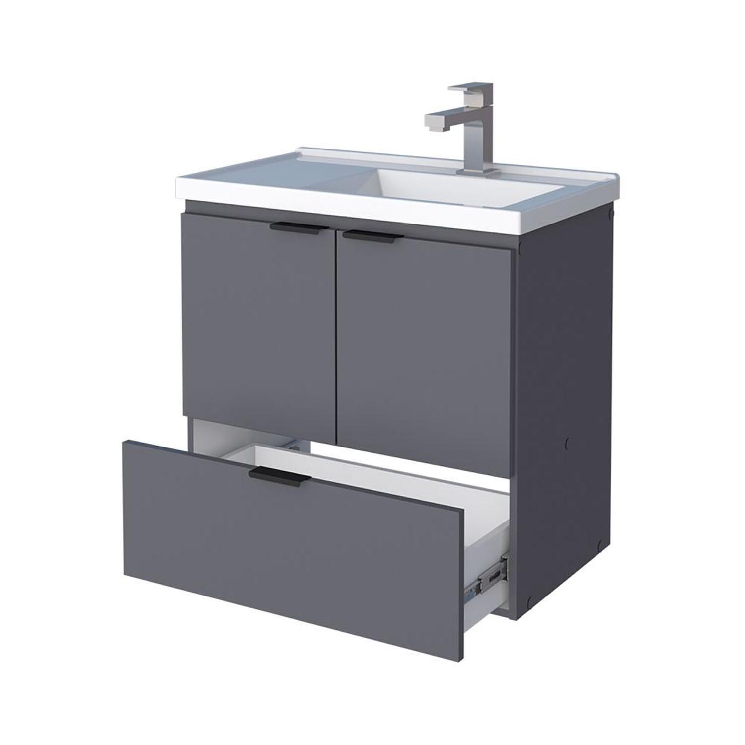 Vanitorio Vekkahome Lis Grey / 2 Puertas image number 3.0