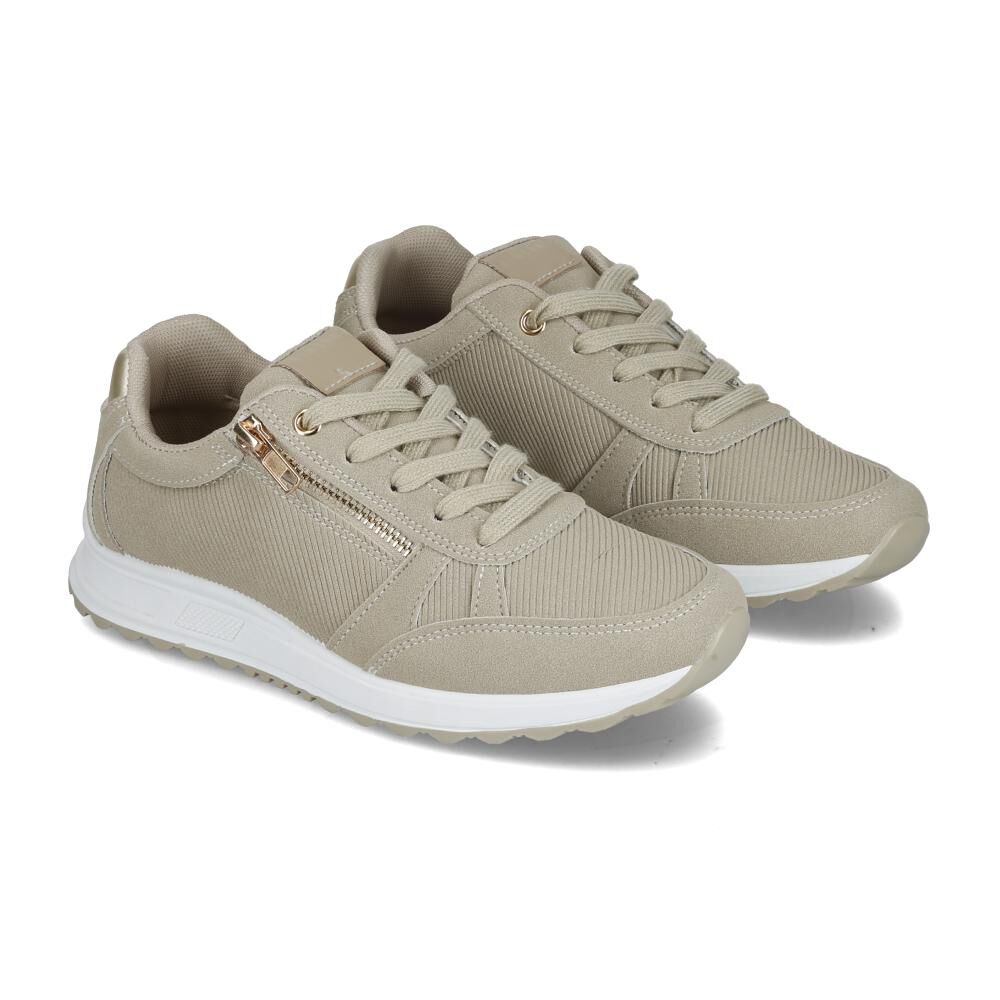Zapatilla Urbana Mujer Kimera Beige image number 1.0