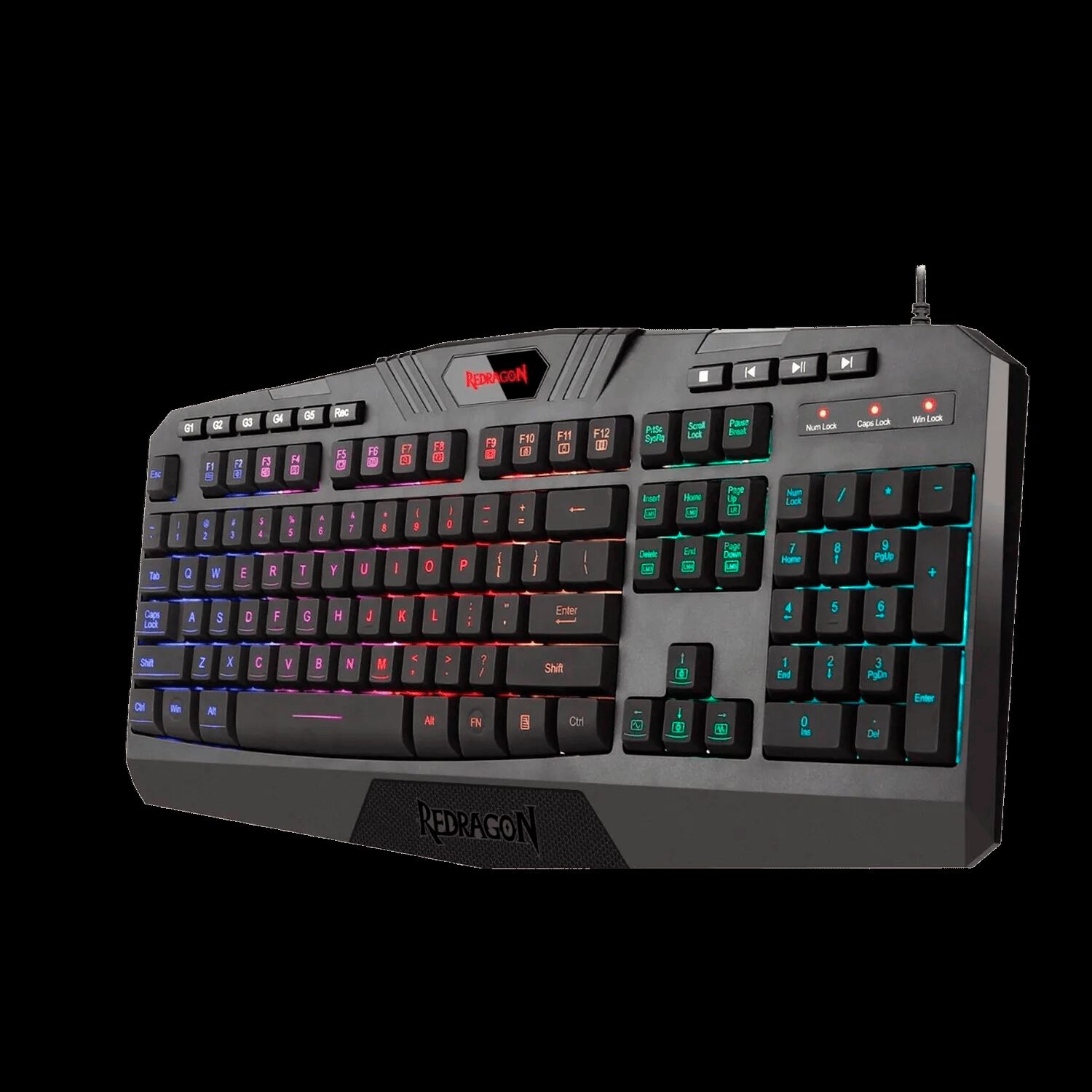 Teclado Gamer Redragon Harpe Pro Anti-ghosting Full Rgb image number 0.0