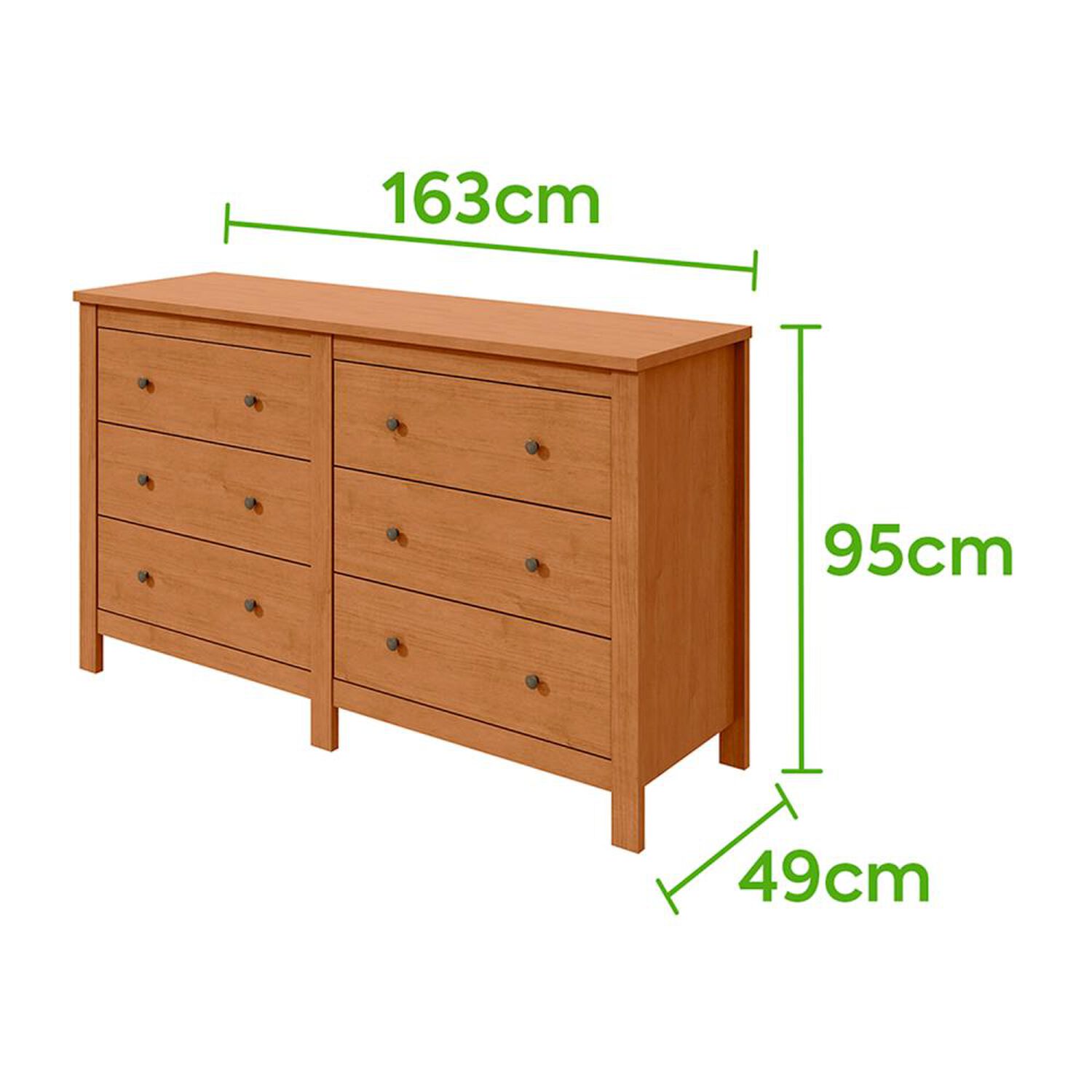 Comoda Di Poretti Design Comoda Maggiore / 6 Cajones image number 4.0