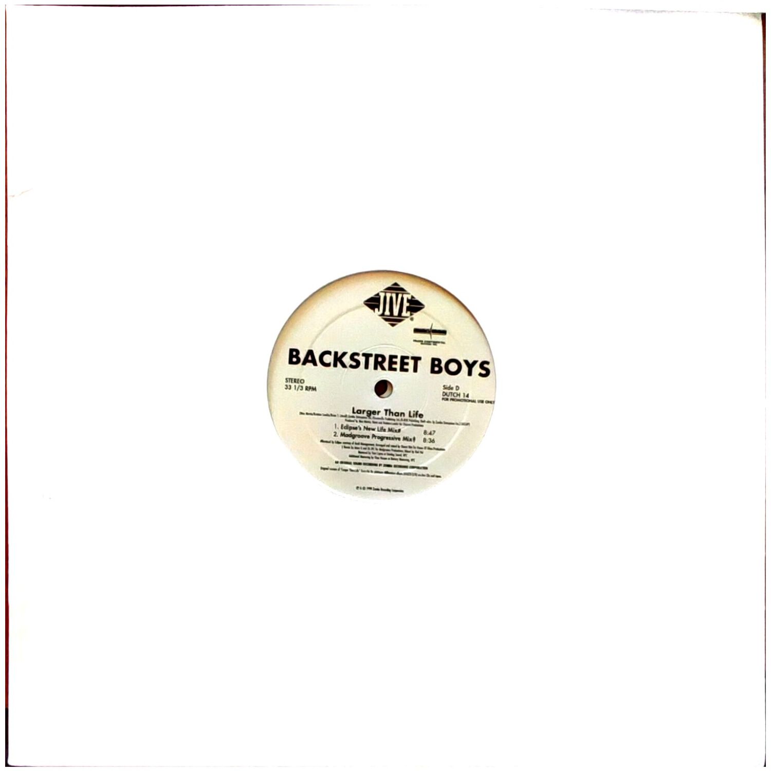 Backstreet Boys - Larger Than Life (2lp)| 12" Maxi Single Usado image number 1.0