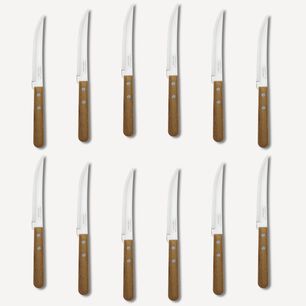 Set 12 Cuchillos Serrucho Tramontina Mesa Dynamic Cocina