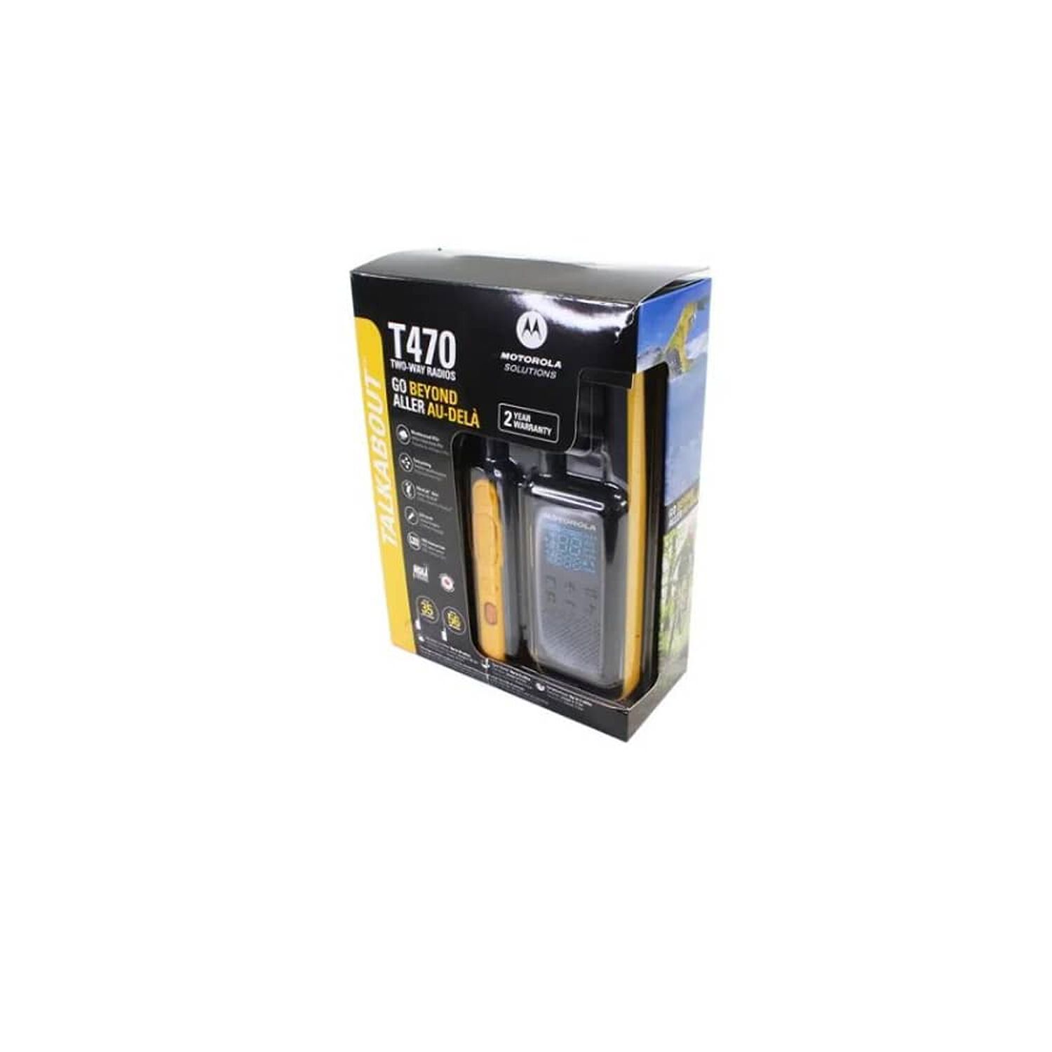 Walkie Talkie Motorola Radio Transmisor Talkabout T470 image number 2.0