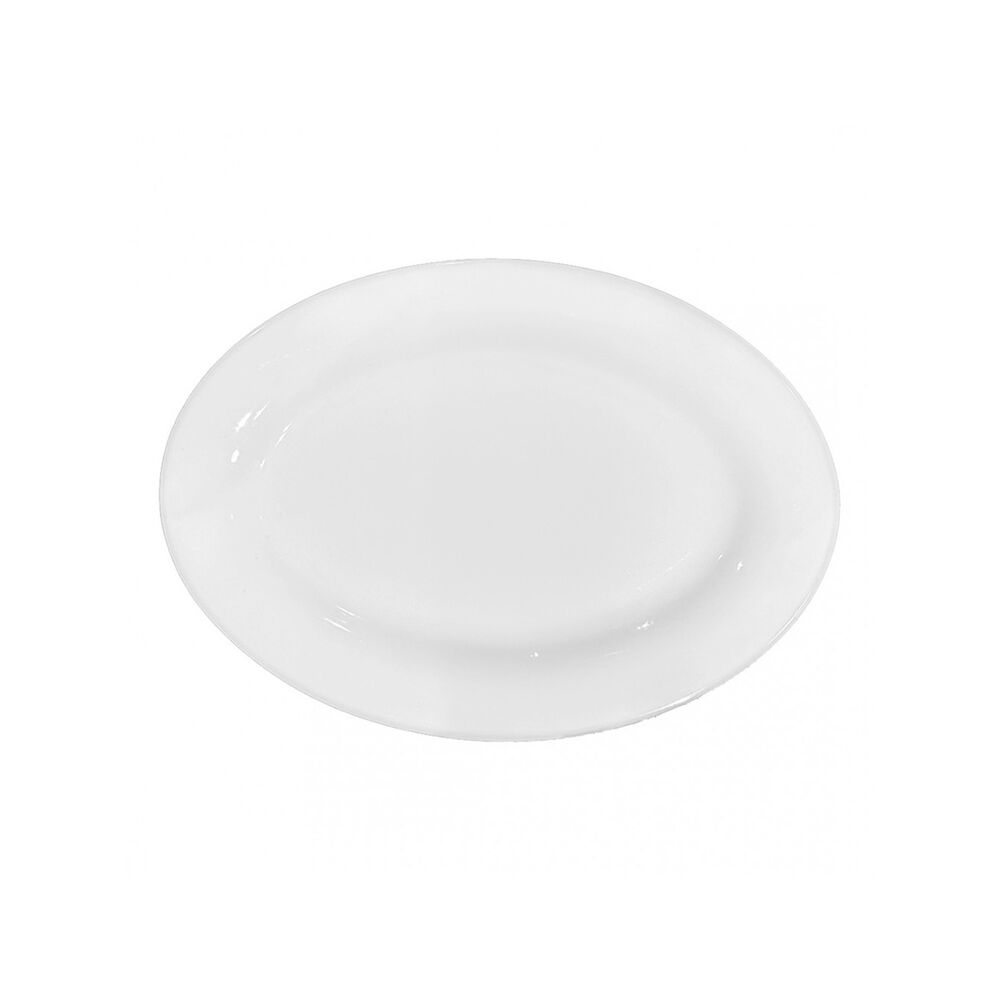 Set De 6 Plato Ovalado Porcelana 25 Cm Linea Tower image number 0.0