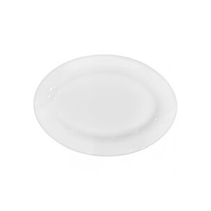 Set De 6 Plato Ovalado Porcelana 25 Cm Linea Tower