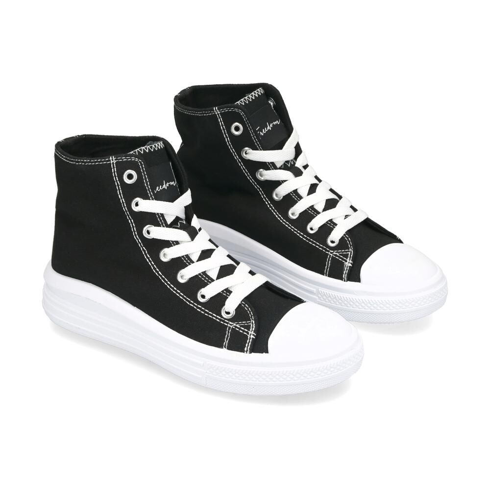 Zapatilla Urbana Mujer Freedom Black image number 1.0