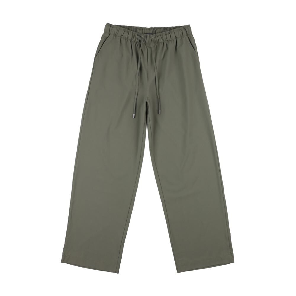 Pantalón Pretina Eláasticada Tiro Medio Palazzo Mujer Kimera image number 0.0