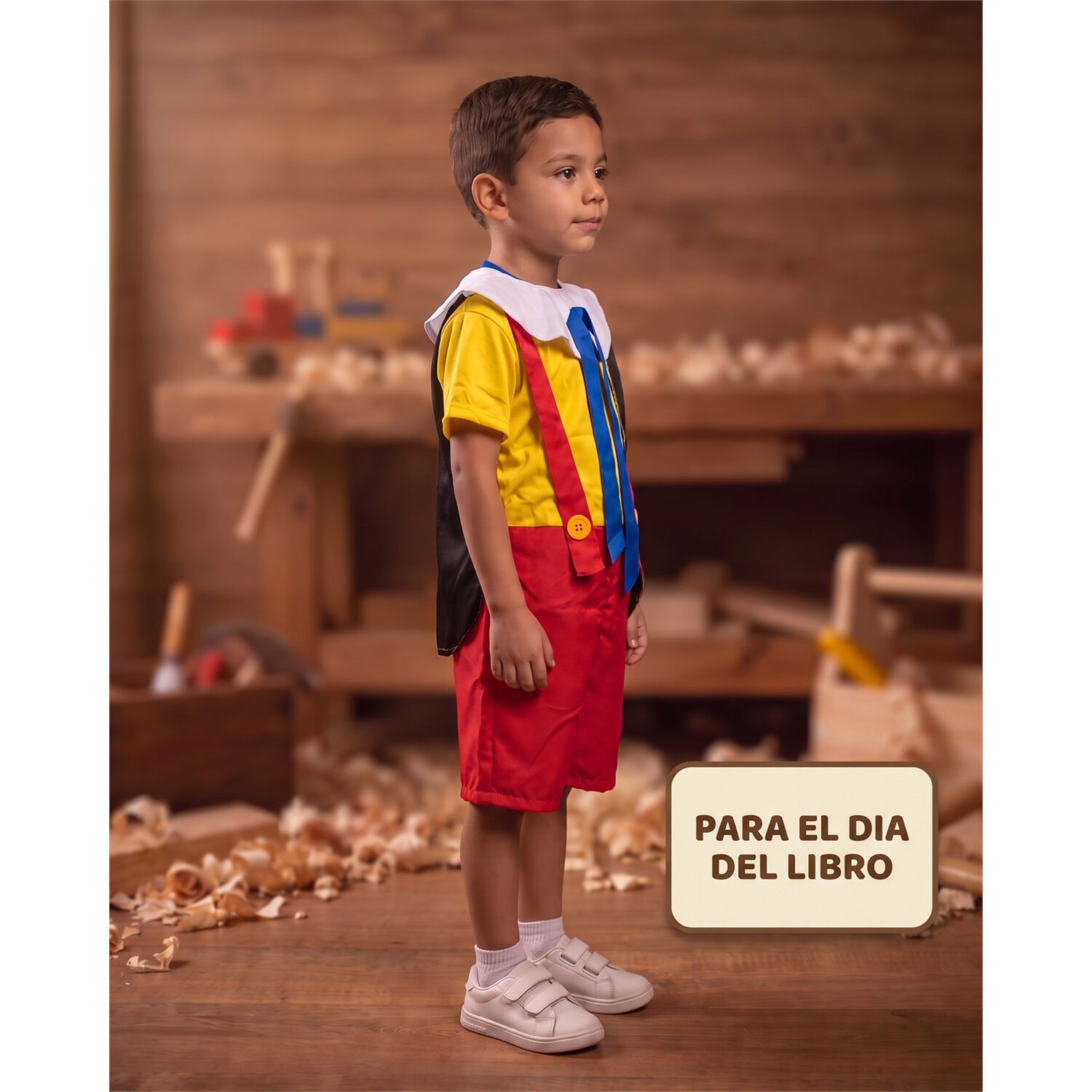 Disfraz Infantil Pinocho Cuento Ni&ntilde;os Pelicula image number 2.0