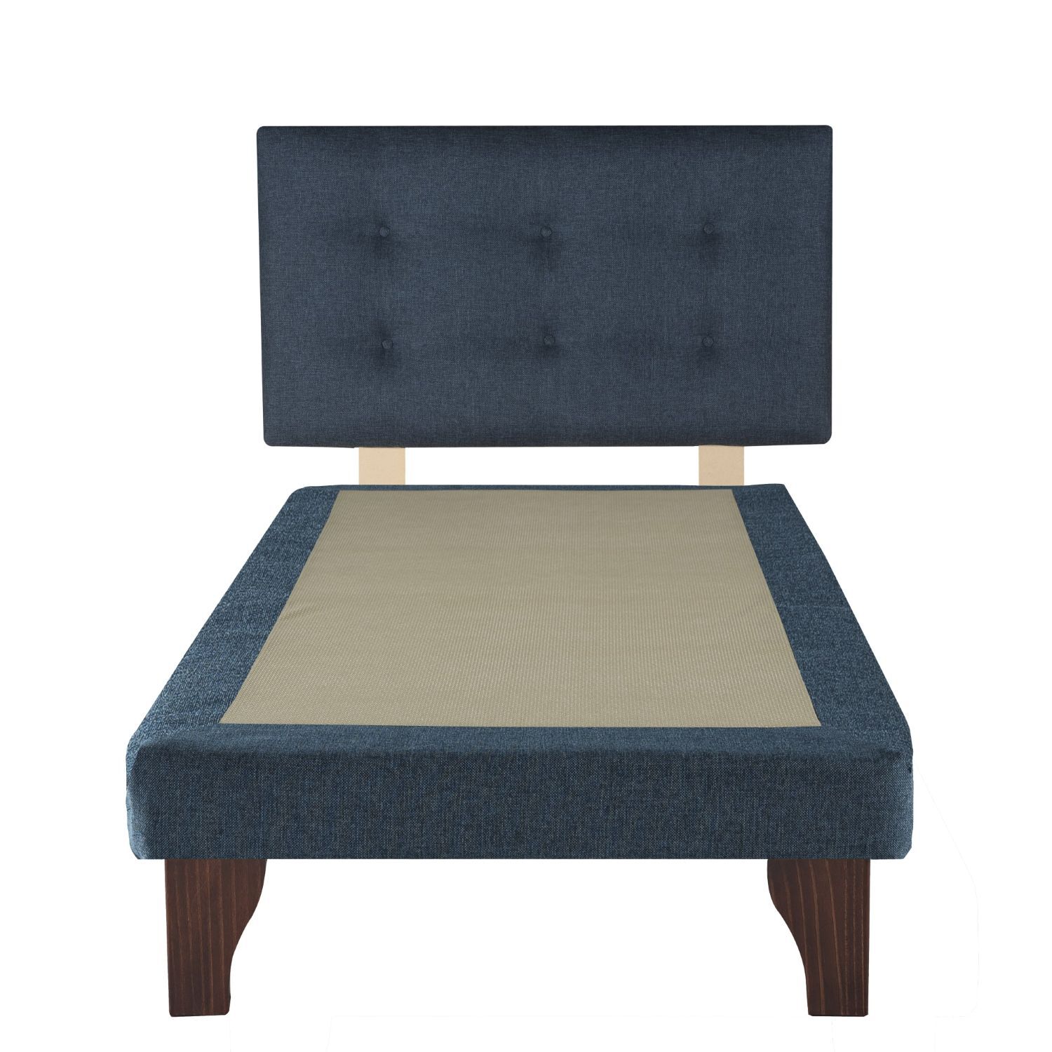 Cama Europea 1.5 Plaza 190 Respaldo Berna image number 3.0