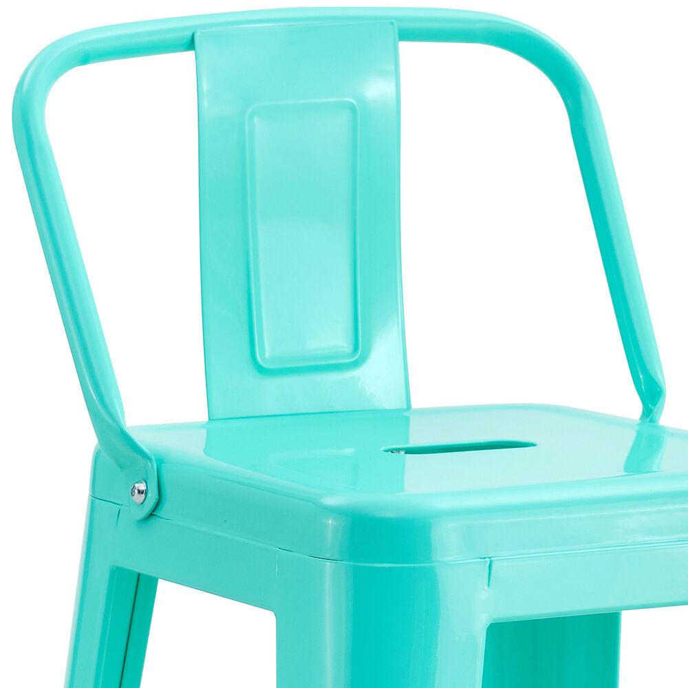 Pack De 4 Silla Alta Metal Menta image number 4.0