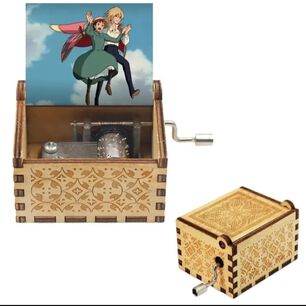 Caja Musical El Castillo Ambulante Caf&eacute;