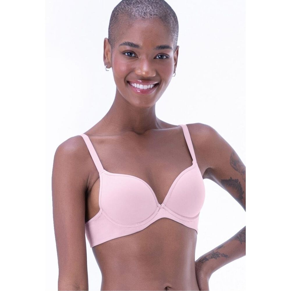 Sost&eacute;n Liso Copa Push-up Palo De Rosa 2rios image number 0.0