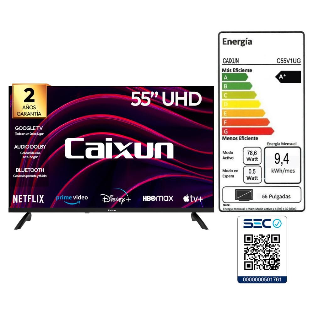 Led 55" Caixun C55V1UG / Ultra HD 4K / Smart TV image number 10.0