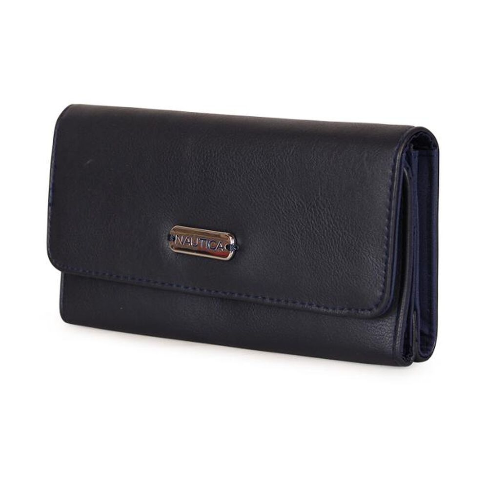Billetera De Mujer Angola Azul Nautica image number 2.0