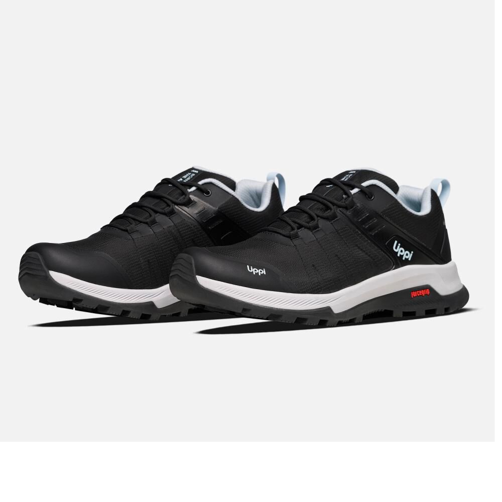 Zapatilla Outdoor Mujer Lippi Vulcano Iron Stone B-dry Black Aqua image number 3.0