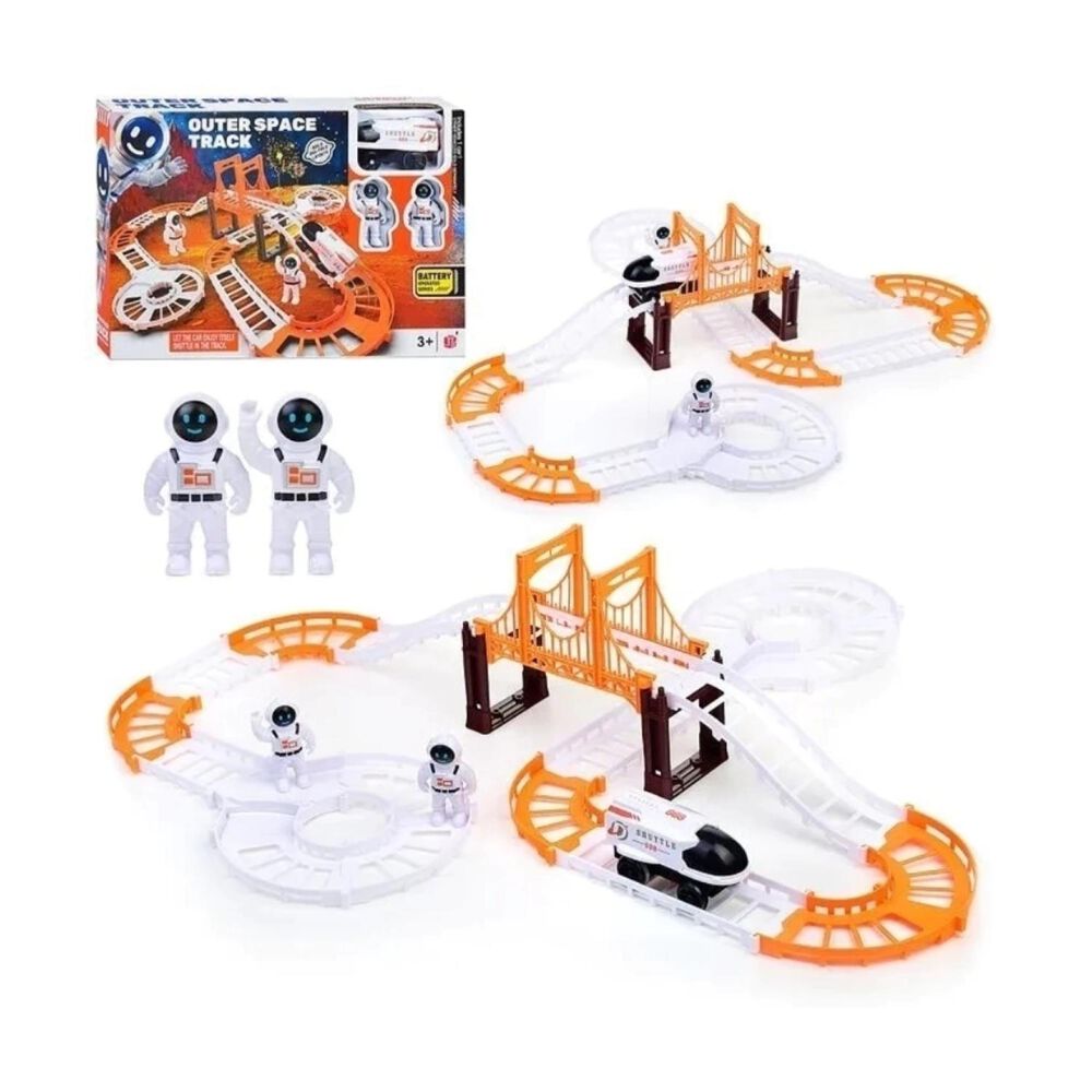 Juguete Pista De Auto Astronautas 14 Piezas Infantil image number 3.0